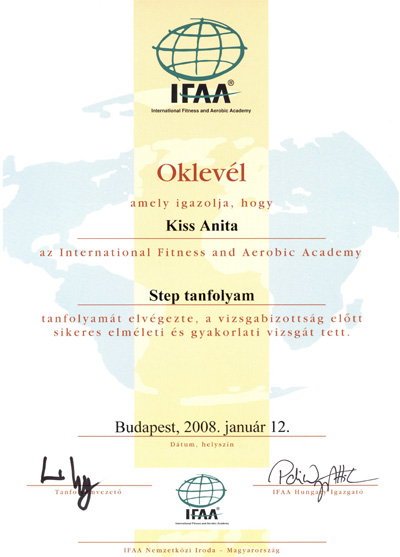 Step oktató - 2008